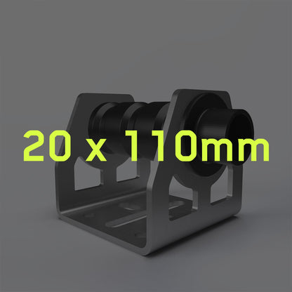 Gabelhalterung für Downhill Steckachse mit 20mm x 110mm
